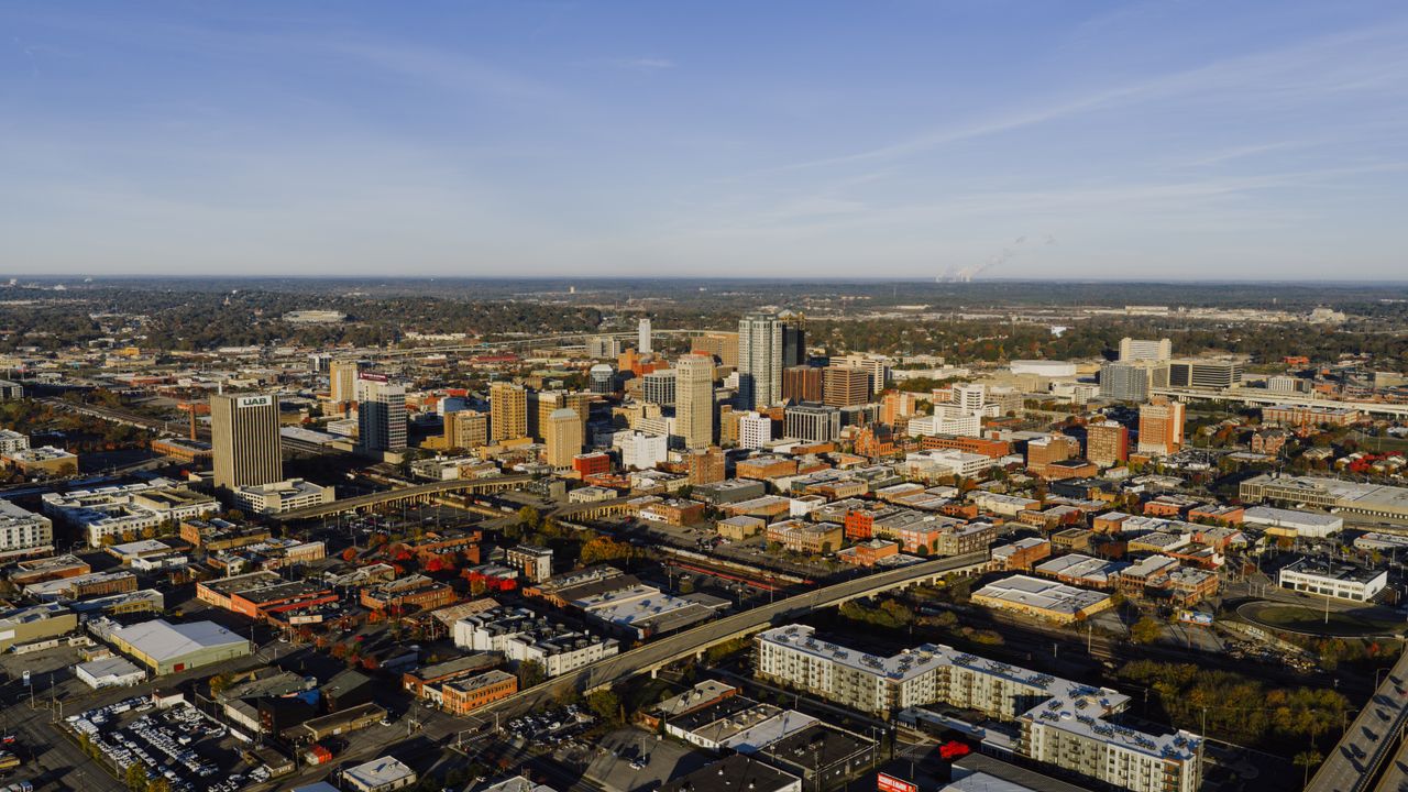 Alabama City Via Drone